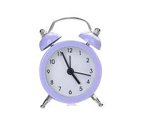 Sveglia a doppia campana forte a batteria, ideale per chi dorme pesantemente, elegante orologio da comodino per camera da letto e decorazione della casa, facile da impostare con display chiaro