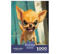 Sveglia a forma di gatto, puzzle in cartone resistente da 1000 pezzi per amanti dei rompicapo, attività di team building e passatempo per le vacanze, 75x50 cm/1000 pezzi