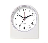 Sveglia a forma di ventaglio per bambini, piccola sveglia con display digitale e suoni delicati, progettata per incoraggiare la responsabilità dei bambini (bianco)