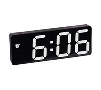 Sveglia A Specchio - Orologio Digitale Da Tavolo | Sveglia Con Display A LED, Temperatura E Data | Orologio Alimentato Tramite USB Per Camera Da Letto E Ufficio | Luminosità Regolabile Funzione Snoo