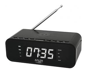 SVEGLIA ADLER digitale AD 1192B, con luce, snooze, radio