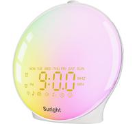 Sveglia All'Alba Wake-Up Light Con Simulazione Alba Tramonto, Radio, 15 Suoni Na