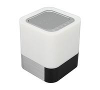 Sveglia Altoparlante Bluetooth con Luce LED Che Cambia Colore e Controllo Touch per Camera da Letto Soggiorno Design Portatile
