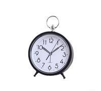 Sveglia analogica e digitale per studenti, funzionamento a batteria, include luce notturna, lancetta dei secondi silenziosa e manopole di controllo semplici (nero)