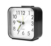 Sveglia analogica silenziosa, design vintage, non ticchetta, sveglia da comodino da viaggio con funzione snooze e luce notturna, sveglia da scrivania compatta e piccola a batteria, allarme acustico