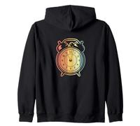 Sveglia analogica Vintage a Campana gemella Felpa con Cappuccio