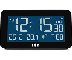 SVEGLIA BRAUN BC10, con luce, snooze, radio