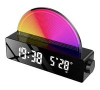 Sveglia colorata Atmosfera che sorge presto Sveglia con luce all'alba Sveglia for studenti(A)