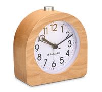 Sveglia Comodino Analogica in Legno Orologio Sveglia da Tavolo Analogico