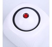 Sveglia con proiezione personalizzabile con segnalazione della temperatura vocale e interruttore a clic intuitivo per comodità (bianco)