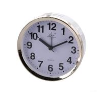 Sveglia con secondo salto elegante design quadrato per studenti, perfetta per l'uso sul comodino con suonerie extra forti (#3)