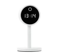 Sveglia con telecamera HD 1080P, visione notturna, rilevamento del movimento, portatile, per la sicurezza domestica, Wi-Fi, orologio IP.
