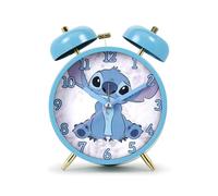 Sveglia da Comodino Disney Stitch per Bambini, Doppia Campana, per Camera da Letto a Casa