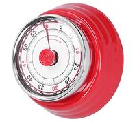 Sveglia da cucina retrò, timer da cucina digitale meccanico, si attacca magneticamente al frigorifero, sveglia analogica a breve termine per cucina, cucina, pasticceria, sport, ufficio(rosso)