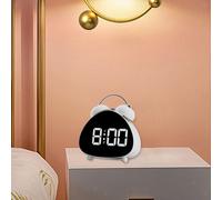 Sveglia digitale a LED elettronica con doppia campana, decorazione per la casa,