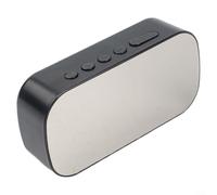 Sveglia digitale a specchio a LED con luminosità regolabile, visualizzazione di data e temperatura, oscuramento a 5 livelli, alimentazione USB o a batteria, per camera da letto, ufficio, scrivania