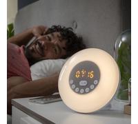 SVEGLIA DIGITALE ALBA CASSA BLUETOOTH RILASSANTE MUSICA DA COMODINO RADIO FM