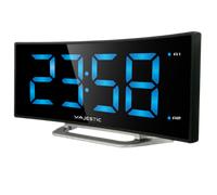 Sveglia digitale con display jumbo curvo doppio allarme Majestic SVE 234