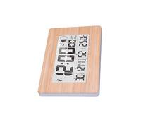 Sveglia digitale con display LCD della temperatura per camera da letto | Display LCD a batteria con data, giorno, temperatura, formato 12/24 ore, funzione snooze per camera da letto