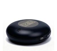 Sveglia digitale con display LCD, lettore CD, portatile, sveglia digitale per dormienti profondi, sveglia a vibrazione per dormiente profondo, doppia sveglia ideale per viaggi, non udenti, anziani e