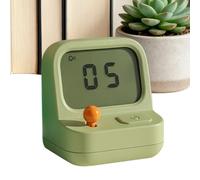 Sveglia digitale - Display LCD silenzioso da 6,6 cm | Sveglia silenziosa, senza tic-, grande schermo facile da leggere, funzione Snooze, adatta per uffici e camere da