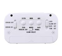 Sveglia Digitale Hama RC 660 LED Bianca con Radiocontrollo