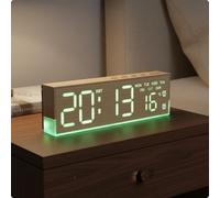 Sveglia Digitale LED Luminosità Regolabile Sveglia Digitale da Comodino