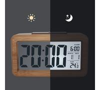 Sveglia Digitale Legno Radiosveglia Orologio Per Camera Da Letto