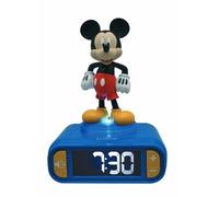 Sveglia digitale Lexibook Mickey Mouse 3D con luce notturna e effetti sonori