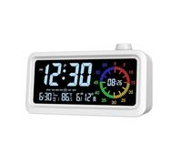 Sveglia Digitale, Orologio da Comodinoa a LED con 4 Colori Orologi e 60 Minuti Countdown Timer, 3 Sveglie di Snooze e Visualizzazione della Temperatura per Casa Camera da Letto Ufficio