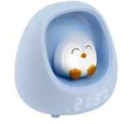 Sveglia Digitale per Bambini con Luce Notturna e 3 Melodie Rilassanti Pinguino