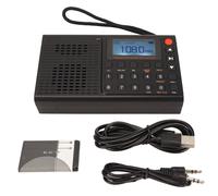Sveglia digitale portatile PLL con timer di spegnimento, display LCD, ideale per camminare e andare in bicicletta (con 440 stazioni radio