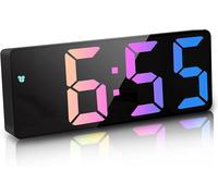 SVEGLIA DIGITALE VISIONE NOTTURNA LED Visualizzazione Ampio Display LED