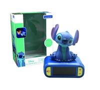 Sveglia Disney Lexibook Stitch con suoni regolabili, luce touch e display LCD