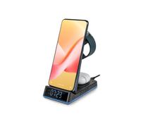 Sveglia e stazione di ricarica wireless THOMSON CL750IS - Compatibile con Android - Fascia LED luminosa - Nera