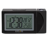Explore Scientific Sveglia Digitale con Proiezione Ora Display Funzione Snooze colore Nero - RDP1002