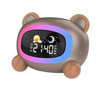Sveglia for bambini, sveglia a forma di gatto carino con luci notturne, trainer for il sonno dei bambini, orologio luminoso for regali for ragazze e ragazzi