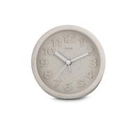 Sveglia ""Fuerteventura"", silenziosa, rotonda, Ø 12 cm, beige