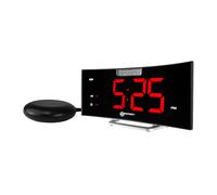 Sveglia Geemarc - Sveglia digitale Wake 'n Shake Curve - Forte vibrazione