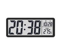 Sveglia Lcd con Temperatura Umidità Data Visualizzazione per Casa o Ufficio