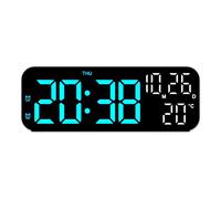 Sveglia LED multiset grande display dal design intelligente a nove pollici