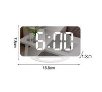 Sveglia LED Sveglia Digitale Alimentatore AC Livelli di Luminosità Regolabili