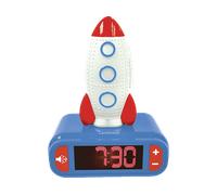 Lexibook Digital Alarm Kids with Night Light Snooze, Childrens Clock, Luminous R