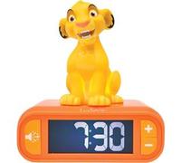 Sveglia luce notturna digitale LEXIBOOK - Simba - 3D luminoso e sonoro - Giallo - Bambino - Nouvo