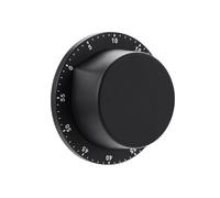 Sveglia Meccanica, Timer Da Cucina Magnetico, Timer In Acciaio Inossidabile, Promemoria Di Cottura For L'apprendimento Della Gestione Del Tempo Facile Da Usare(Black)