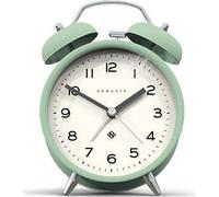 Newgate® Charlie Bell Echo sveglia | Rivisitazione moderna del classico orologio a doppia campana | Neo menta | Numeri facili da leggere | Ideale per comodino, scrivania o scaffale | Accessorio retrò