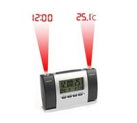 SVEGLIA OROLOGIO A PROIEZIONE ORA TEMPERATURA SCHERMO LCD DATA GRADI PROIETTORE