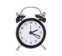 Sveglia Orologio Con Allarme Forte, Ottima Decorazione for I Dormienti Camera da letto(Nero)