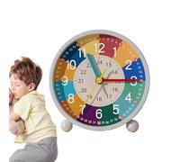 Sveglia per bambini con luce notturna e funzione snooze, orologio vintage con ricarica USB, orologio da camera da letto, lega sveglia con suoni naturali, Sleep Trainer, nessun rumore e parte