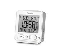 Sveglia radiocomandata digitale ""Rodi"", LCD, bianco